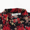 90s All Over Print Flower Print Casual Shirt