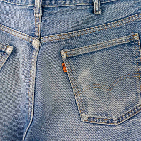 Levi's Orange Tab Cutoff Hemmed Shorts