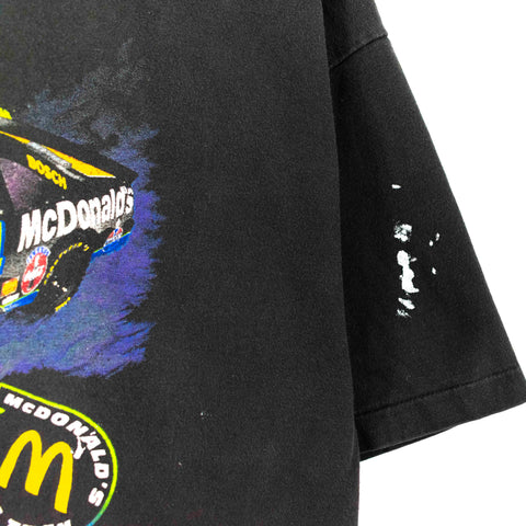 1995 Batman Forever McDonalds Racing Team Bill Elliott Bat Attack T-Shirt