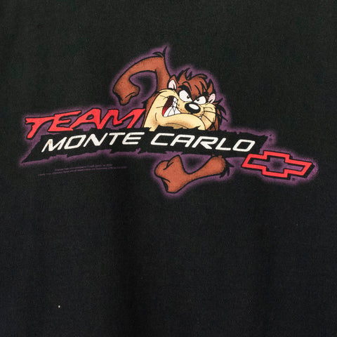 2001 Looney Tunes Taz Chevrolet Team Monte Carlo Nascar T-Shirt