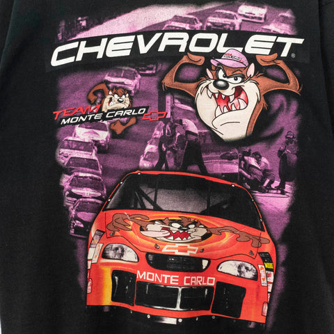 2001 Looney Tunes Taz Chevrolet Team Monte Carlo Nascar T-Shirt