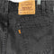 Levi's 505 Orange Tab Black Jeans