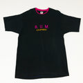 90s B.U.M. Equipment Spell Out Fruit of The Loom T-Shirt