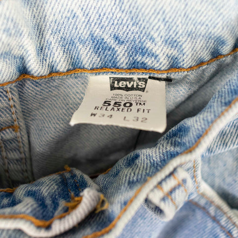 Levi's 550 Relaxed Fit Thrashed Jeans