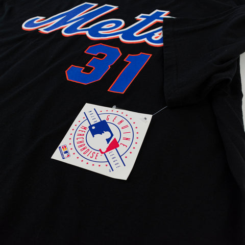 Majestic MLB NY Mets Mike Piazza Double Sided T-Shirt