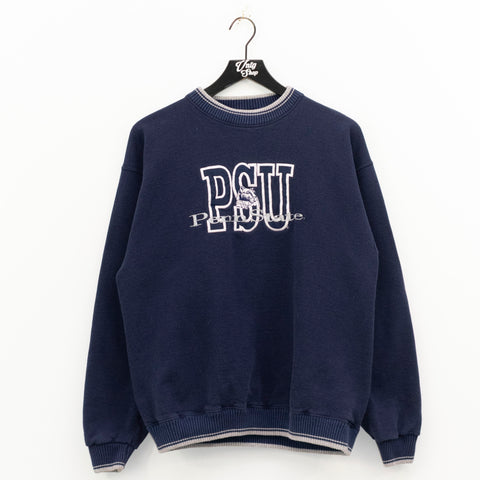 Team Edition Apparel Penn State PSU Embroidered Ringer Sweatshirt