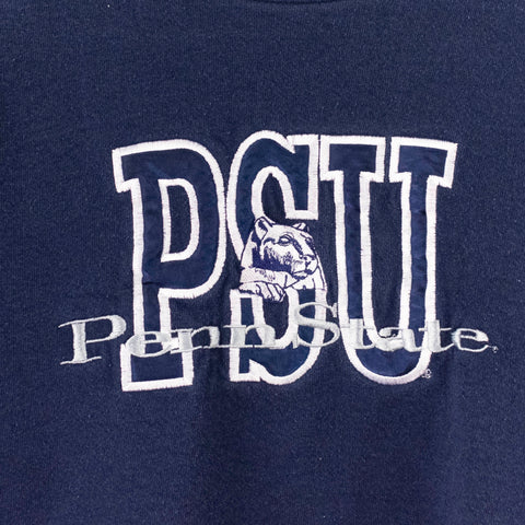Team Edition Apparel Penn State PSU Embroidered Ringer Sweatshirt