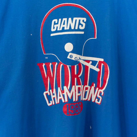 1986 Champion New York Giants World Champions T-Shirt