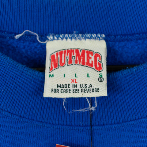 Nutmeg Mills NFL New York Giants Crest Big Print Sweatshirt