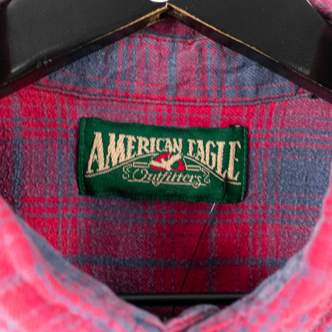 American Eagle Outfitters Plaid Button Down Shirt Made in USA