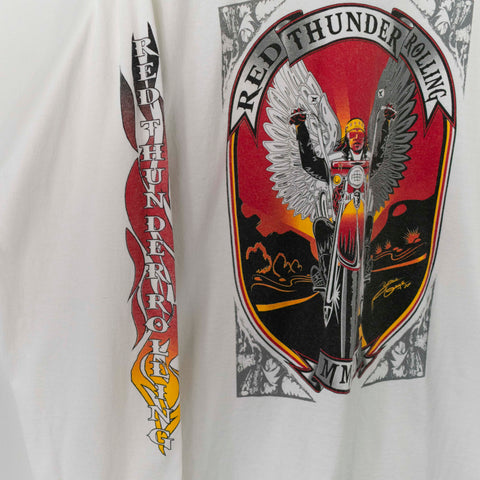 2004 Red Thunder Rolling Motorcycle Biker Longsleeve T-Shirt