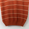 Striped Knit Cuffed Polo Shirt Made In Italy