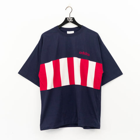 Adidas USA Stripes Spell Out T-Shirt