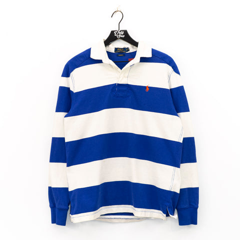 Polo Ralph Lauren Pony Striped Long Sleeve Custom Fit Rugby Shirt