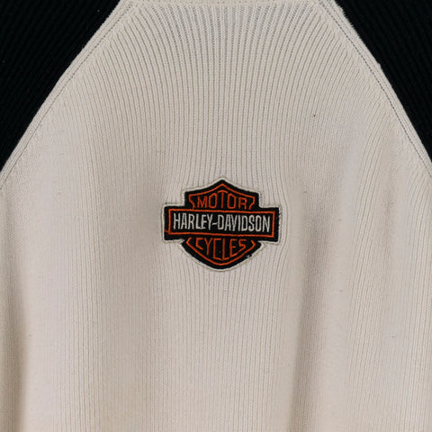 Harley Davidson Center Logo Turtleneck Sweater