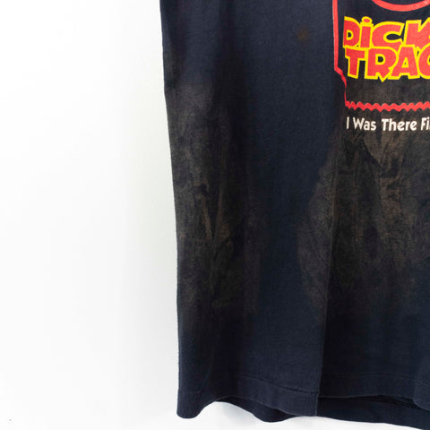 Disney Dick Tracy Admit One I Was Ther First Movie Promo Thrashed T-Shirt