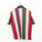 Tommy Hilfiger Crest Striped Color Block Polo Shirt