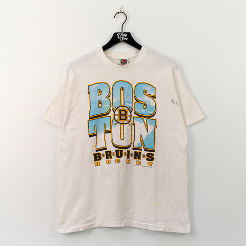 1996 NHL Boston Bruin Hockey Thrashed T-Shirt