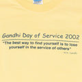 2002 Gandhi Day Of Service T-Shirt