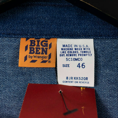 Wrangler Big Ben Denim Work Coat Jacket