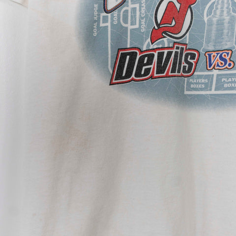 2000 Logo Athletic Stanley Cup Championship Devils Stars T-Shirt