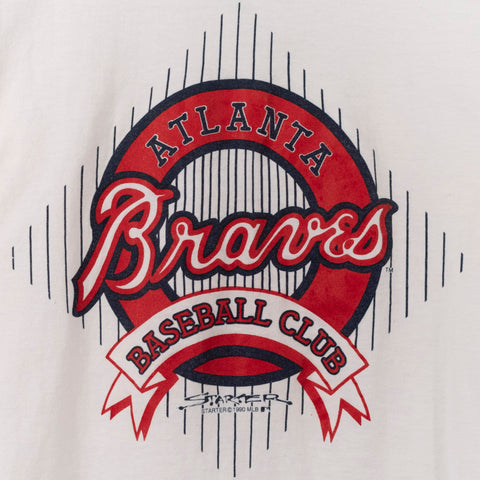 1990 Starter MLB Atlanta Braves Baseball Club T-Shirt