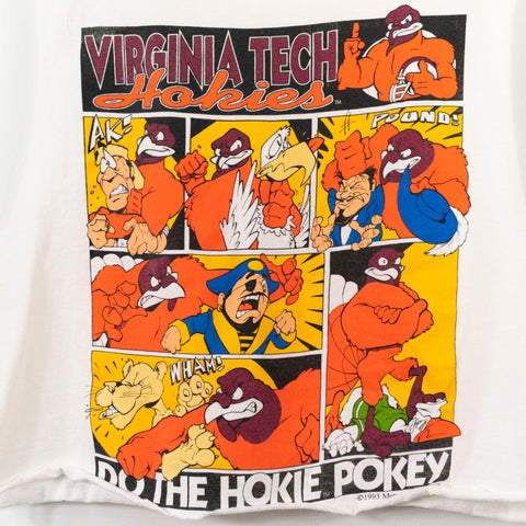 1993 Virginia Tech Hokies Do The Hokie Pokey Chopped T-Shirt