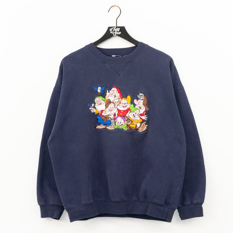Disney Snow White Seven Dwarves Embroidered Sweatshirt