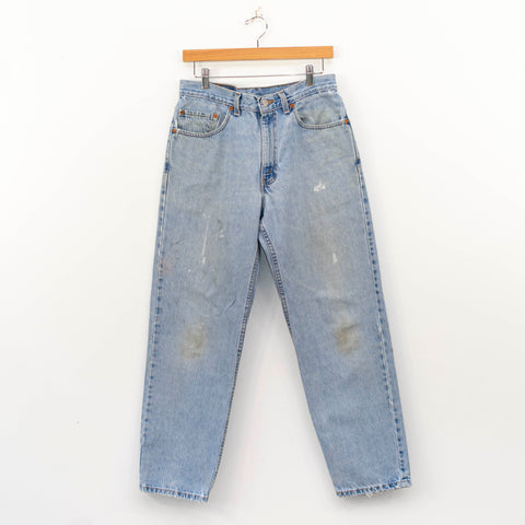 Levi's 550 Distressed Worn In Relaxed Fit Jeans