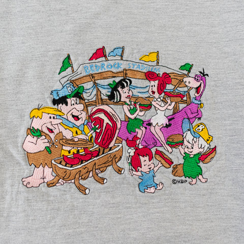 90s Blizz Studios Flintstones Bedrock Stadium Sweatshirt