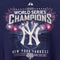 2009 Majestic World Series Champions New York Yankees Line Up T-Shirt