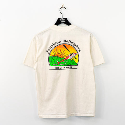 Sunshine Helicopters Maui Hawaii Pocket T-Shirt