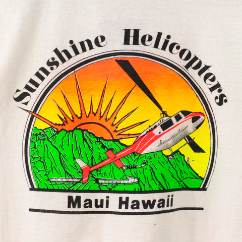 Sunshine Helicopters Maui Hawaii Pocket T-Shirt