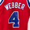 Champion Washington Bullets Chris Webber Jersey