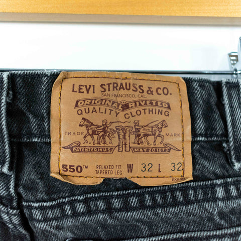 Levi's 550 Relaxed Fit Tapered Leg Orange Tab Jeans