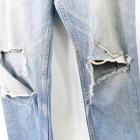 Levi's 505 Thrashed Worn In Made In USA Jeans