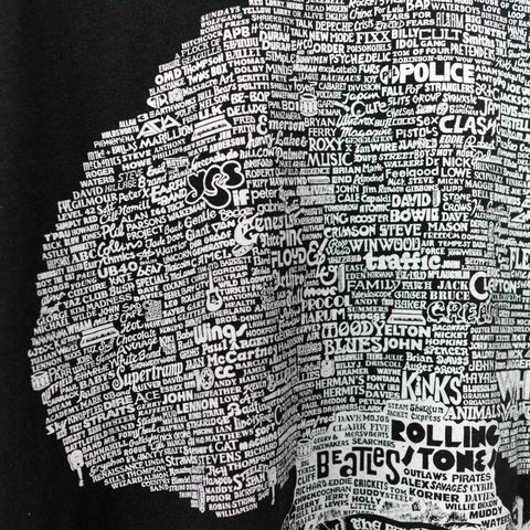 1994 Family Tree of British Rock Rolling Stones Kinks Pink Floyd T-Shirt