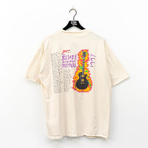 Zenith Presents The 1997 Blues Music Festival Guitar Cat T-Shirt