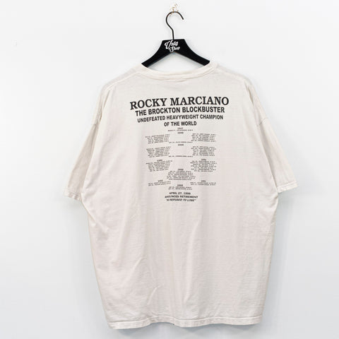 1999 Rocky Marciano The Brockton Blockbuster Champion Stamp T-Shirt