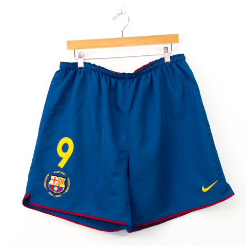 2007 2008 NIKE Barcelona 50th Anniversary #9 Samuel Eto Shorts