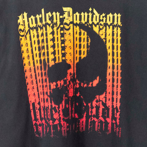 2006 Harley Davidson Skull Flame T-Shirt