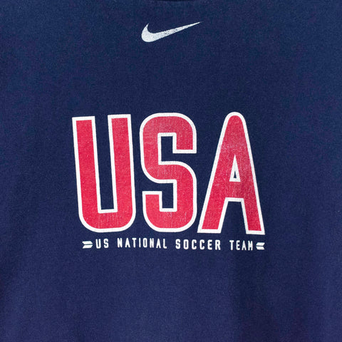 NIKE Center Swoosh USA National Soccer Team Long Sleeve T-Shirt