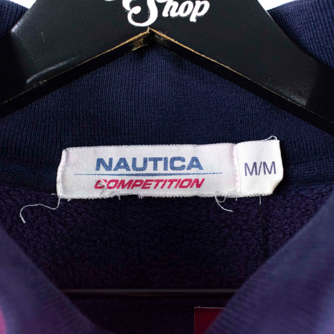 Nautica Competition Spell Out Pullover 1/4 Zip Sweater