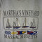 Martha's Vineyard Massachusetts Nautical Flag Tank Top