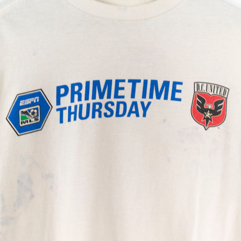 Adidas ESPN MLS Primetime Thursday TV DC United Thrashed T-Shirt