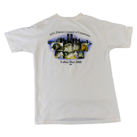 2000 NYC Carpenters NY Skyline Labor Day T-Shirt