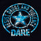 DARE Camo Crest Spell Out T-Shirt
