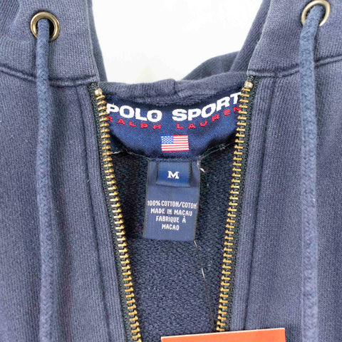 Polo Sport Ralph Lauren Pony Sun Faded Full Zip Hoodie Sweatshirt
