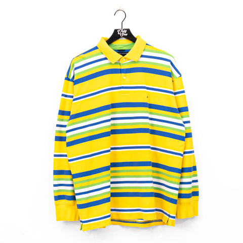 Tommy Hilfiger Striped Long Sleeve Polo Shirt