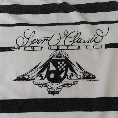 1988 Newport Blue Sport Classic Weekend Challenge Rugby Shirt